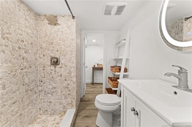 Charming and renovated is this 2 bedroom 1 bathroom getaway in on Island Dunes Country Club in Florida - for sale on GolfHomes.com, golf home, golf lot