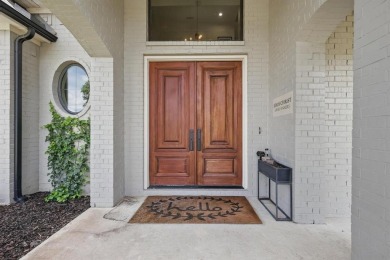 This stunning home sits on a premium corner lot backing to Hole on The Bridges Golf Club in Texas - for sale on GolfHomes.com, golf home, golf lot