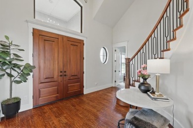 This stunning home sits on a premium corner lot backing to Hole on The Bridges Golf Club in Texas - for sale on GolfHomes.com, golf home, golf lot
