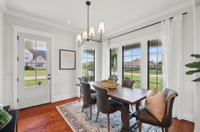 This stunning home sits on a premium corner lot backing to Hole on The Bridges Golf Club in Texas - for sale on GolfHomes.com, golf home, golf lot