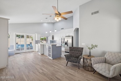 This single-level home in the desirable Ahwatukee Foothills is on The Foothills Golf Club in Arizona - for sale on GolfHomes.com, golf home, golf lot