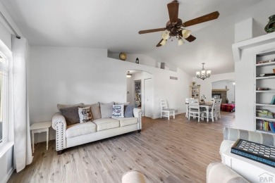 Welcome to this stunning 5-bedroom, 3-bathroom ranch-style home on Desert Hawk At Pueblo West in Colorado - for sale on GolfHomes.com, golf home, golf lot