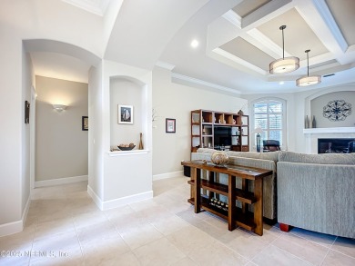 Immaculate concrete block home with high and coffered ceilings on Marsh Creek Country Club in Florida - for sale on GolfHomes.com, golf home, golf lot