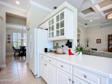 Immaculate concrete block home with high and coffered ceilings on Marsh Creek Country Club in Florida - for sale on GolfHomes.com, golf home, golf lot