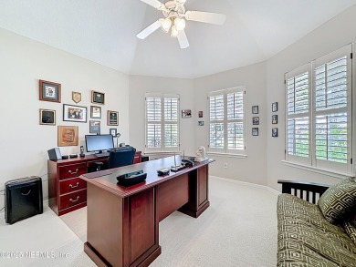 Immaculate concrete block home with high and coffered ceilings on Marsh Creek Country Club in Florida - for sale on GolfHomes.com, golf home, golf lot