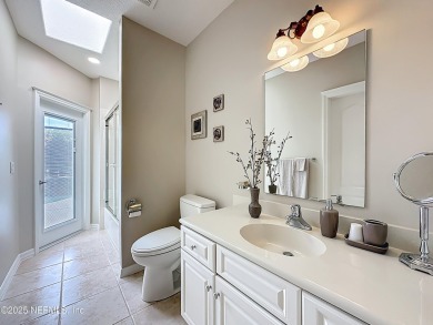 Immaculate concrete block home with high and coffered ceilings on Marsh Creek Country Club in Florida - for sale on GolfHomes.com, golf home, golf lot