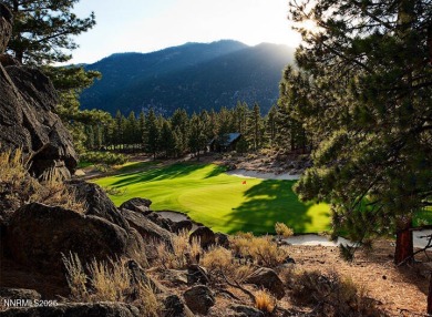 At the start of a quiet cul-de-sac is a homesite with beautiful on Clear Creek Tahoe in Nevada - for sale on GolfHomes.com, golf home, golf lot