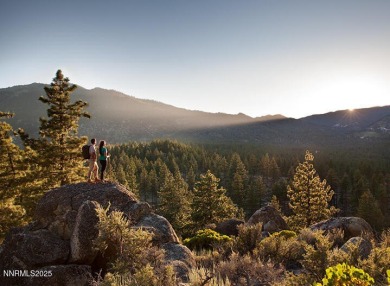 At the start of a quiet cul-de-sac is a homesite with beautiful on Clear Creek Tahoe in Nevada - for sale on GolfHomes.com, golf home, golf lot