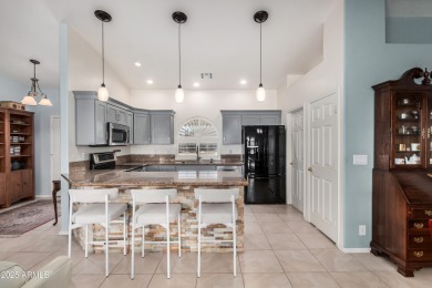 This beautifully maintained single-level 3 bed, 2 bath home sits on Sunland Springs Golf Course  in Arizona - for sale on GolfHomes.com, golf home, golf lot