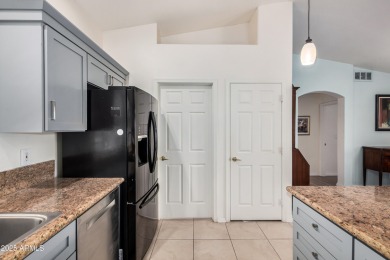 This beautifully maintained single-level 3 bed, 2 bath home sits on Sunland Springs Golf Course  in Arizona - for sale on GolfHomes.com, golf home, golf lot