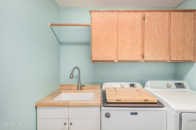 This beautifully maintained single-level 3 bed, 2 bath home sits on Sunland Springs Golf Course  in Arizona - for sale on GolfHomes.com, golf home, golf lot