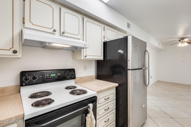 Move-in ready and freshly updated, this 1-bedroom, 1-bath home on Sun City Lakes West and East in Arizona - for sale on GolfHomes.com, golf home, golf lot