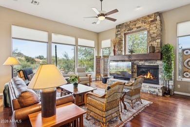 Sonoran Desert Living + Panoramic Mountain Views + Private on The Boulders Resort Golf Club in Arizona - for sale on GolfHomes.com, golf home, golf lot