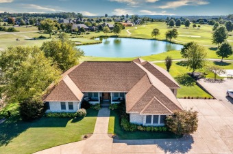 Breathtaking views of Big Creek golf course, lake & distant on Big Creek Golf and Country Club in Arkansas - for sale on GolfHomes.com, golf home, golf lot