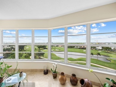 Penthouse filled with natural light from southern exposure on Coral Ridge Country Club in Florida - for sale on GolfHomes.com, golf home, golf lot