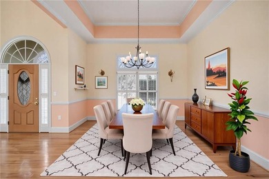 Step into a home where charm and serenity come together on Chapel Hills Golf and Country Club in Georgia - for sale on GolfHomes.com, golf home, golf lot