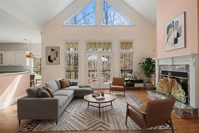 Step into a home where charm and serenity come together on Chapel Hills Golf and Country Club in Georgia - for sale on GolfHomes.com, golf home, golf lot