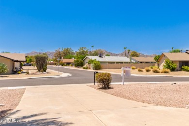 Mountain views from the front of the house and golf course views on Ahwatukee Country Club in Arizona - for sale on GolfHomes.com, golf home, golf lot