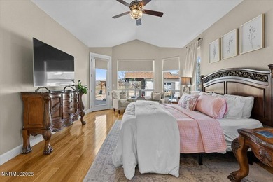 Perfectly positioned along the 16th hole of the prestigious Red on  in Nevada - for sale on GolfHomes.com, golf home, golf lot