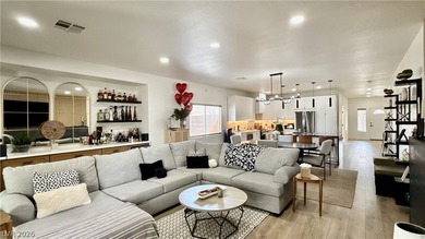 Single-story pool home located in the gated Southern Highlands on Southern Highlands Golf Club in Nevada - for sale on GolfHomes.com, golf home, golf lot