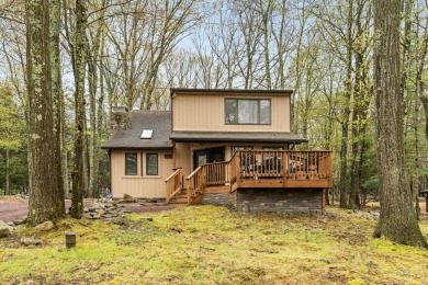 Discover the perfect mountain retreat at this contemporary home on Split Rock Resort and Country Club in Pennsylvania - for sale on GolfHomes.com, golf home, golf lot