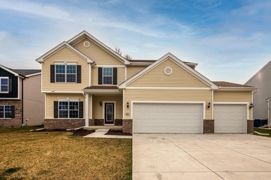 This is a spacious, luxurious 2-story home in a desirable area on  in Indiana - for sale on GolfHomes.com, golf home, golf lot