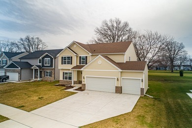 This is a spacious, luxurious 2-story home in a desirable area on  in Indiana - for sale on GolfHomes.com, golf home, golf lot