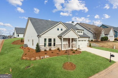 Beautiful Ranch-Style Home in the Tranquil Golf Course Community on Traditions of Braselton Golf Club in Georgia - for sale on GolfHomes.com, golf home, golf lot