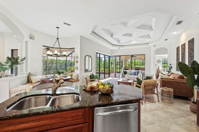 This gorgeous custom Lee Wetherington home is poised on one of on Lakewood Ranch Golf and Country Club in Florida - for sale on GolfHomes.com, golf home, golf lot