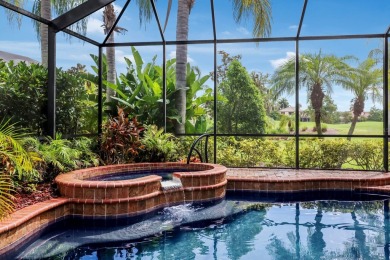 This gorgeous custom Lee Wetherington home is poised on one of on Lakewood Ranch Golf and Country Club in Florida - for sale on GolfHomes.com, golf home, golf lot