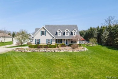 Beautiful and meticulously maintained Cape-Cod home with on Hartland Glen Golf Course in Michigan - for sale on GolfHomes.com, golf home, golf lot