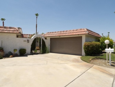 Meet your new poolside desert retreat! This 1,400 sf condo has on Cathedral Canyon Golf and Tennis Club in California - for sale on GolfHomes.com, golf home, golf lot