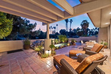 Experience the pinnacle of architectural elegance, west-facing on Rancho Mirage Country Club in California - for sale on GolfHomes.com, golf home, golf lot