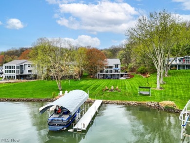 Step into luxury lakefront living at its finest! This stunning on Lake Mohawk Golf Club in Ohio - for sale on GolfHomes.com, golf home, golf lot
