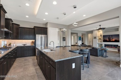 Gorgeous Mountain views + saltwater pool set the tone for this on The Preserve in Arizona - for sale on GolfHomes.com, golf home, golf lot