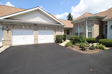 This description highlights a spacious Carmel model home on The Links at Carillon in Illinois - for sale on GolfHomes.com, golf home, golf lot