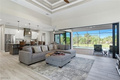 Built in 2023, this immaculate home offers soaring 14-ft on Rotonda Golf and Country Club - Long Marsh  in Florida - for sale on GolfHomes.com, golf home, golf lot