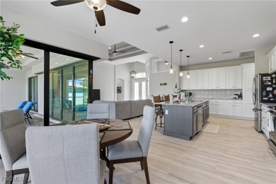 Built in 2023, this immaculate home offers soaring 14-ft on Rotonda Golf and Country Club - Long Marsh  in Florida - for sale on GolfHomes.com, golf home, golf lot