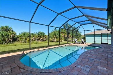 Built in 2023, this immaculate home offers soaring 14-ft on Rotonda Golf and Country Club - Long Marsh  in Florida - for sale on GolfHomes.com, golf home, golf lot