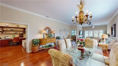 Welcome to this charming 2-bedroom, 2-bathroom villa with a den on Cypress Lake Country Club in Florida - for sale on GolfHomes.com, golf home, golf lot