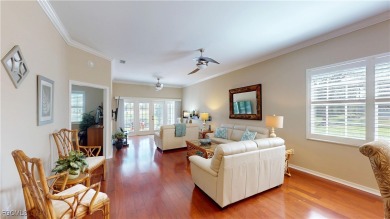 Welcome to this charming 2-bedroom, 2-bathroom villa with a den on Cypress Lake Country Club in Florida - for sale on GolfHomes.com, golf home, golf lot