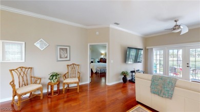 Welcome to this charming 2-bedroom, 2-bathroom villa with a den on Cypress Lake Country Club in Florida - for sale on GolfHomes.com, golf home, golf lot