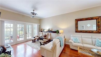 Welcome to this charming 2-bedroom, 2-bathroom villa with a den on Cypress Lake Country Club in Florida - for sale on GolfHomes.com, golf home, golf lot