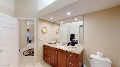 Welcome to this charming 2-bedroom, 2-bathroom villa with a den on Cypress Lake Country Club in Florida - for sale on GolfHomes.com, golf home, golf lot