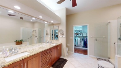 Welcome to this charming 2-bedroom, 2-bathroom villa with a den on Cypress Lake Country Club in Florida - for sale on GolfHomes.com, golf home, golf lot