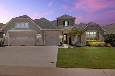 This popular Aubrey floor plan  is located on a quiet street on Wildhorse Golf Club of Robson Ranch in Texas - for sale on GolfHomes.com, golf home, golf lot