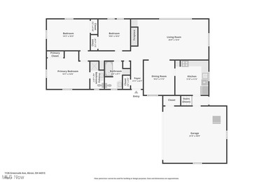 Welcome to this thoughtfully updated ranch home in the desirable on Portage Country Club in Ohio - for sale on GolfHomes.com, golf home, golf lot