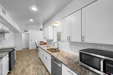 What a gem in Sun City! This home sits on a prime north/south on Sun City South Golf Course in Arizona - for sale on GolfHomes.com, golf home, golf lot