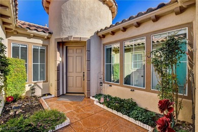 Welcome to this single-story residence located behind the gates on Red Rock Country Club in Nevada - for sale on GolfHomes.com, golf home, golf lot