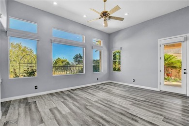 Welcome to this single-story residence located behind the gates on Red Rock Country Club in Nevada - for sale on GolfHomes.com, golf home, golf lot